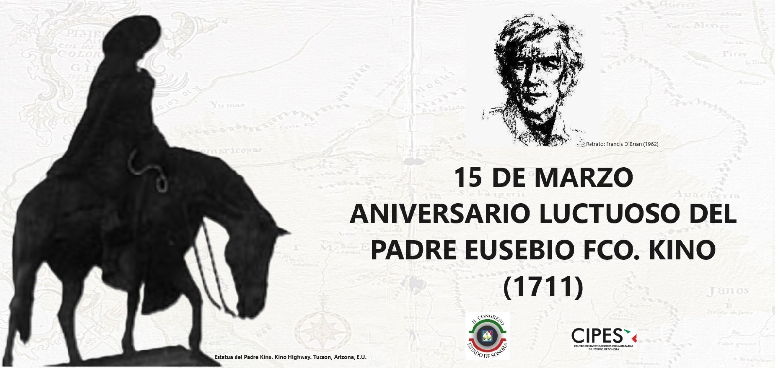 Imagen de ANIVERSARIO LUCTUOSO DEL PADRE EUSEBIO FCO. KINO (1711)