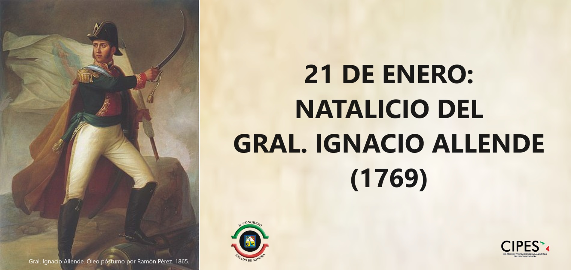 Imagen de NATALICIO DEL GRAL. IGNACIO ALLENDE (1769)