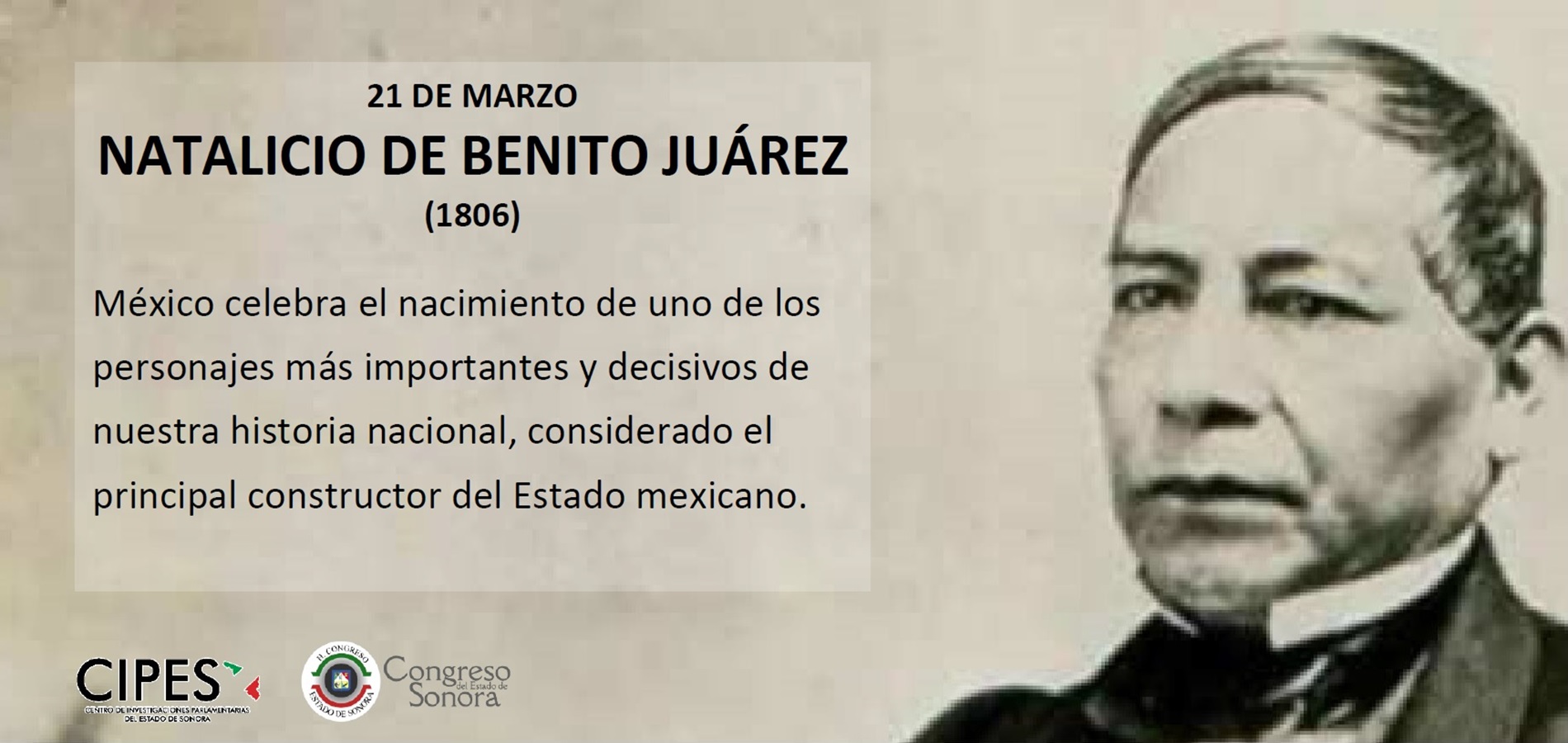 Imagen de NATALICIO DE BENITO JUÁREZ (1806)