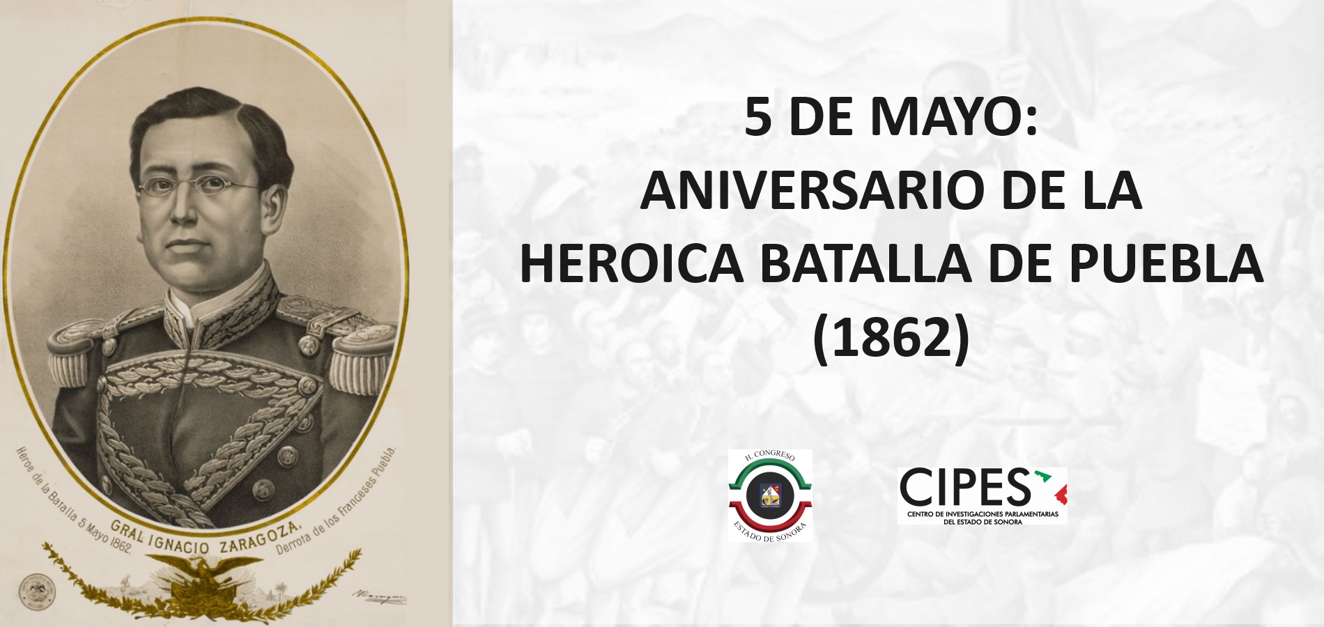 Imagen de ANIVERSARIO DE LA HEROICA BATALLA DE PUEBLA (1862)