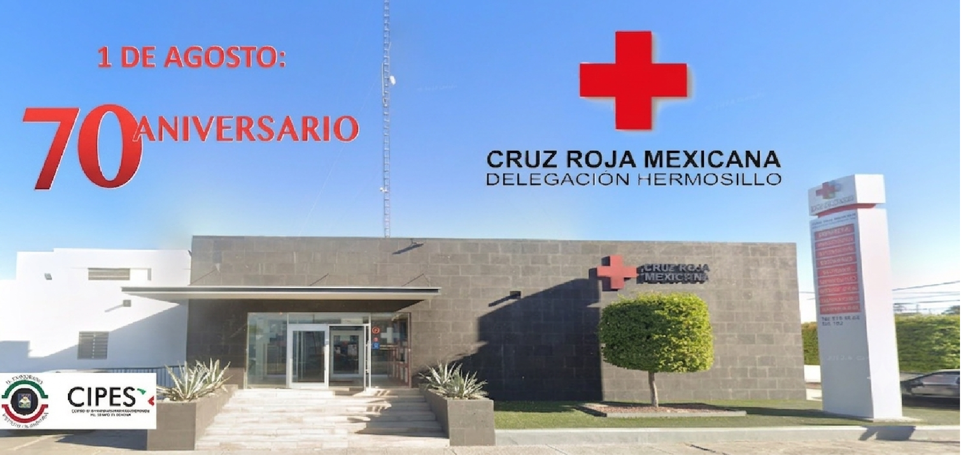 Imagen de 70 ANIVERSARIO CRUZ ROJA MEXICANA DELEGACIÓN HERMOSILLO