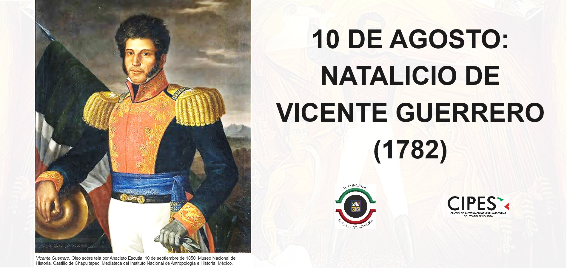 Imagen de NATALICIO DE VICENTE GUERRERO (1782)