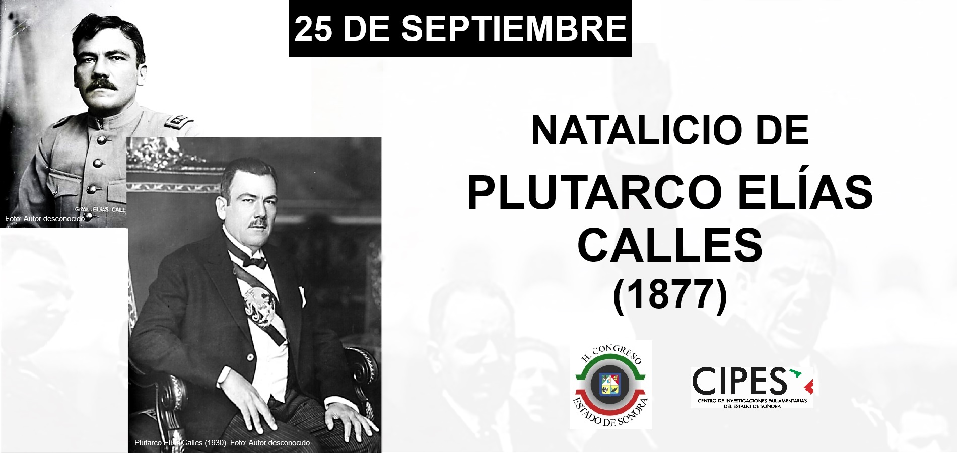 Imagen de NATALICIO DE PLUTARCO ELÍAS CALLES (1877)