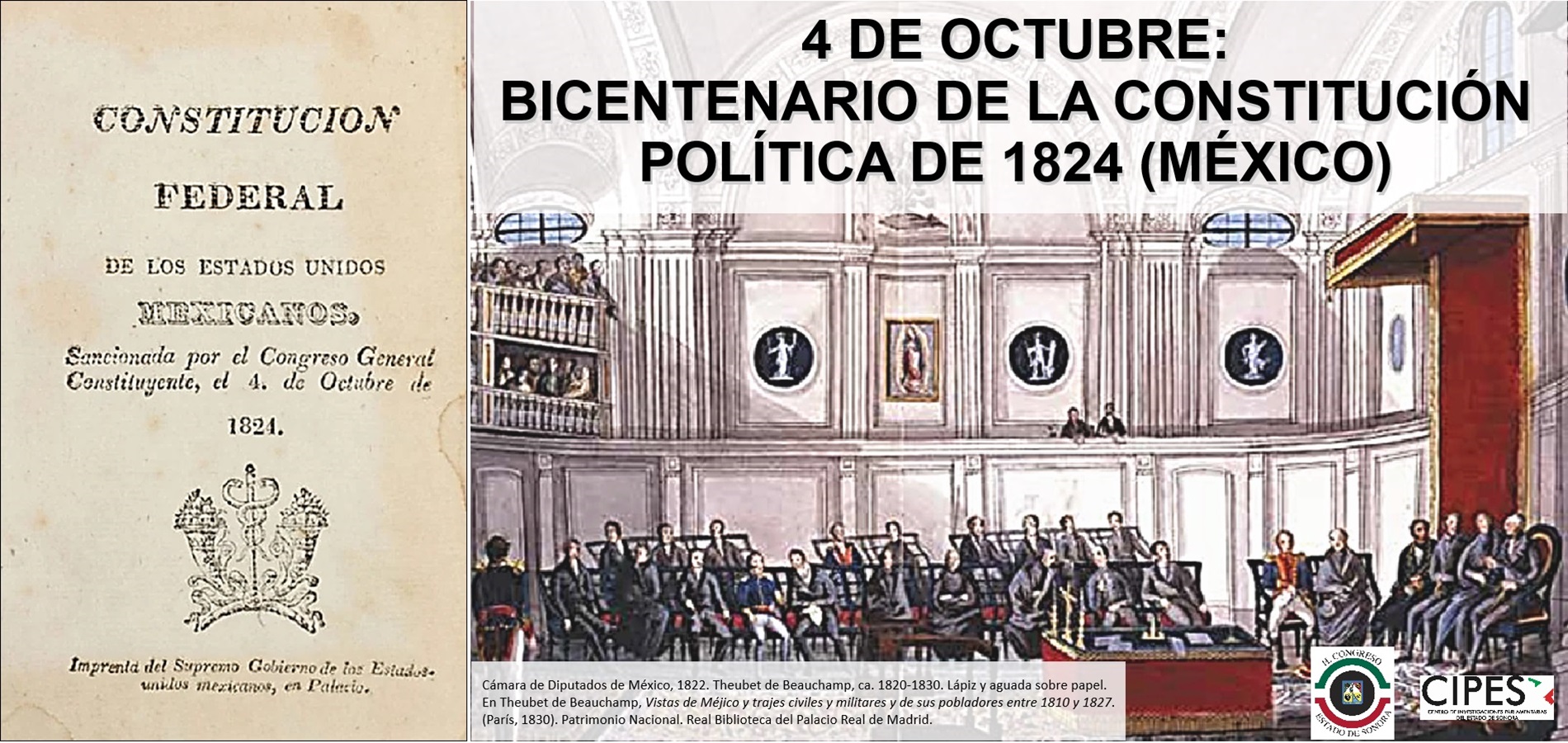 Imagen de BICENTENARIO DE LA CONSTITUCIÓN POLÍTICA DE 1824 (MÉXICO)