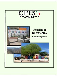 Portada de Municipio de Bacanora · Perspectiva Legislativa