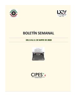 Portada de Semanario de Notas Nacionales · 05/05/2025–11/05/2025