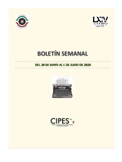 Portada de Semanario de Notas Nacionales · 26/05/2025–01/06/2025
