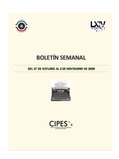 Portada de Semanario de Notas Nacionales · 27/10/2025–02/11/2025