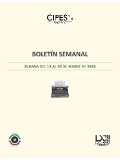 Portada de Semanario de Notas Nacionales · 13/03/2023–20/03/2023