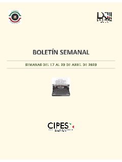 Portada de Semanario de Notas Nacionales · 17/04/2023–23/04/2023