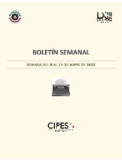 Portada de Semanario de Notas Nacionales · 08/05/2023–14/05/2023