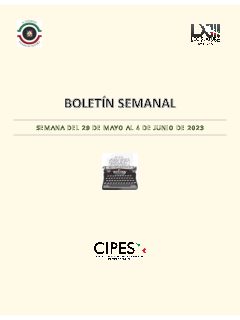Portada de Semanario de Notas Nacionales · 29/05/2023–04/06/2023