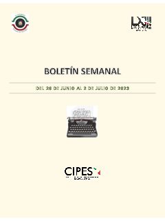 Portada de Semanario de Notas Nacionales · 26/06/2023–02/07/2023