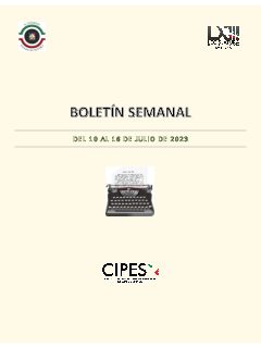 Portada de Semanario de Notas Nacionales · 10/07/2023–16/07/2023
