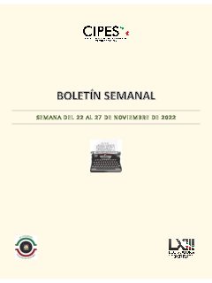 Portada de Semanario de Notas Nacionales · 22/11/2022–27/11/2022