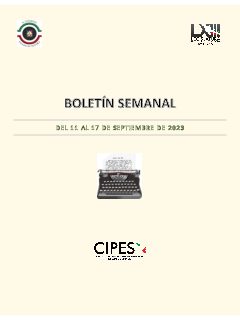Portada de Semanario de Notas Nacionales · 11/09/2023–17/09/2023