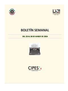 Portada de Semanario de Notas Nacionales · 23/03/2024–29/03/2024