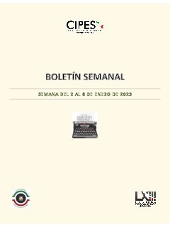 Portada de Semanario de Notas Nacionales · 02/01/2023–08/01/2023