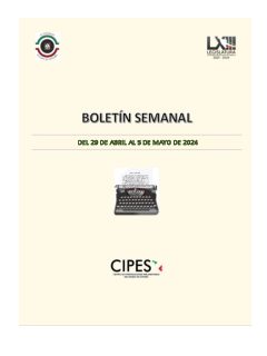 Portada de Semanario de Notas Nacionales · 29/04/2024–05/05/2024
