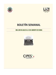 Portada de Semanario de Notas Nacionales · 29/07/2024–04/08/2024