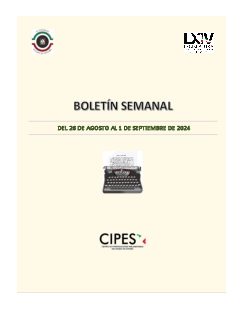 Portada de Semanario de Notas Nacionales · 26/08/2024–01/09/2024