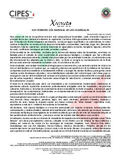 Primera página del PDF: DÍA MUNDIAL DE LOS HUMEDALES