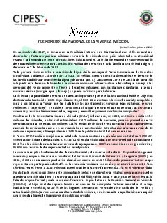 Primera página del PDF: DÍA NACIONAL DE LA VIVIENDA