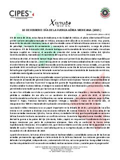 Primera página del PDF: 111 ANIVERSARIO DE LA FUERZA AÉREA MEXICANA (1915)