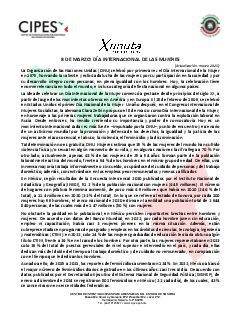 Primera página del PDF: DÍA INTERNACIONAL DE LAS MUJERES
