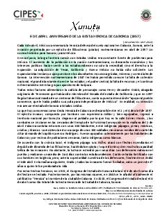 Primera página del PDF: DÍA ESTATAL DE LA GESTA HEROICA DE CABORCA, SONORA (1857)