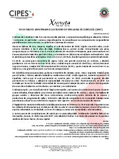 Primera página del PDF: ANIVERSARIO LUCTUOSO DE LA MAESTRA EMILIANA DE ZUBELDÍA (1987)