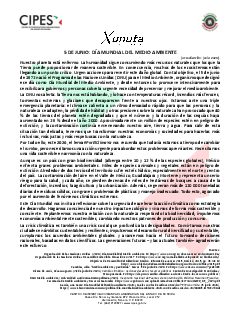 Primera página del PDF: DÍA MUNDIAL DEL MEDIO AMBIENTE