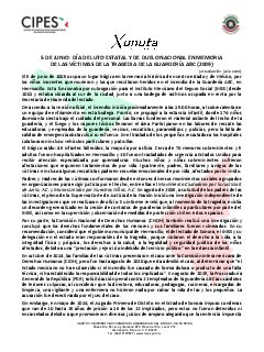 Primera página del PDF: DÍA DE DUELO NACIONAL Y DÍA DE LUTO ESTATAL EN MEMORIA DE LAS VÍCTIMAS DE LA TRAGEDIA DE LA GUARDERÍA ABC (HERMOSILLO, SONORA. 2009)