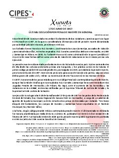 Primera página del PDF: ÚLTIMA EJECUCIÓN POR PENA DE MUERTE EN SONORA