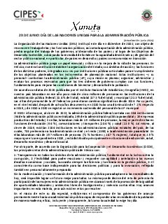 Primera página del PDF: DÍA DE LA ONU PARA LA ADMINISTRACIÓN PÚBLICA
