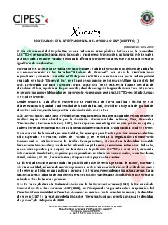 Primera página del PDF: DÍA INTERNACIONAL DEL ORGULLO GAY (LGBTTIQ+)