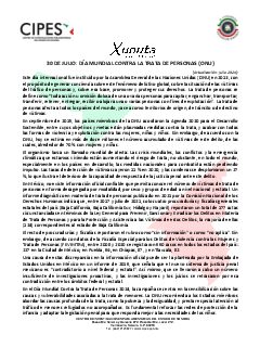 Primera página del PDF: DÍA MUNDIAL CONTRA LA TRATA DE PERSONAS