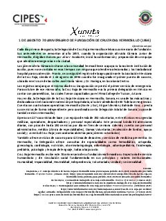 Primera página del PDF: 70 ANIVERSARIO CRUZ ROJA MEXICANA DELEGACIÓN HERMOSILLO