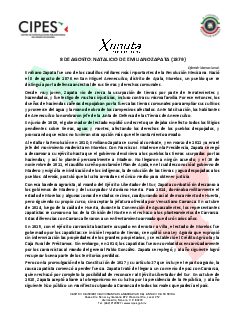 Primera página del PDF: NATALICIO DE EMILIANO ZAPATA