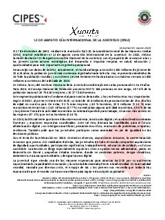 Primera página del PDF: DÍA INTERNACIONAL DE LA JUVENTUD