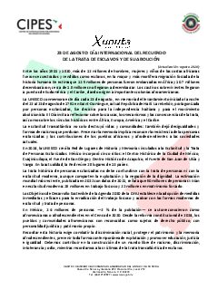 Primera página del PDF: DÍA INTERNACIONAL DEL RECUERDO DE LA TRATA DE ESCLAVOS Y DE SU ABOLICIÓN