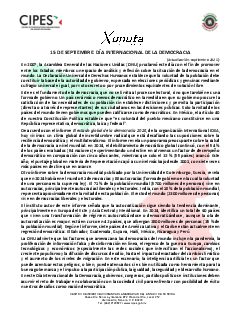 Primera página del PDF: DÍA INTERNACIONAL DE LA DEMOCRACIA