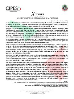 Primera página del PDF: DÍA INTERNACIONAL DE LA PAZ