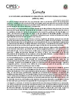Primera página del PDF: CREACIÓN DEL INSTITUTO FEDERAL ELECTORAL (MÉXICO)
