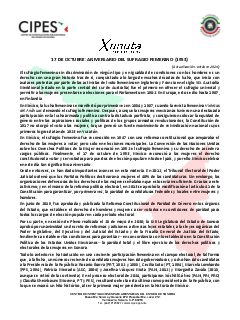 Primera página del PDF: ANIVERSARIO DEL SUFRAGIO FEMENINO