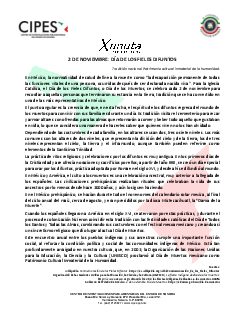 Primera página del PDF: DÍA DE LOS MUERTOS (MÉXICO)