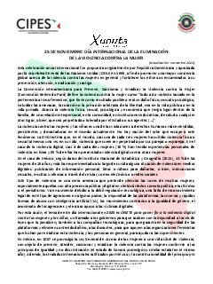 Primera página del PDF: DÍA INTERNACIONAL DE LA ELIMINACIÓN DE LA VIOLENCIA CONTRA LA MUJER